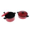 1 Sets Pots and Pans Kitchen Cookware Set for Children Play House Toys Simulation Utensils