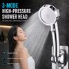 Adjustable Shower Sprayer Set Water-Saving Shower Replacement Head Handheld Shower Head  Bathroom