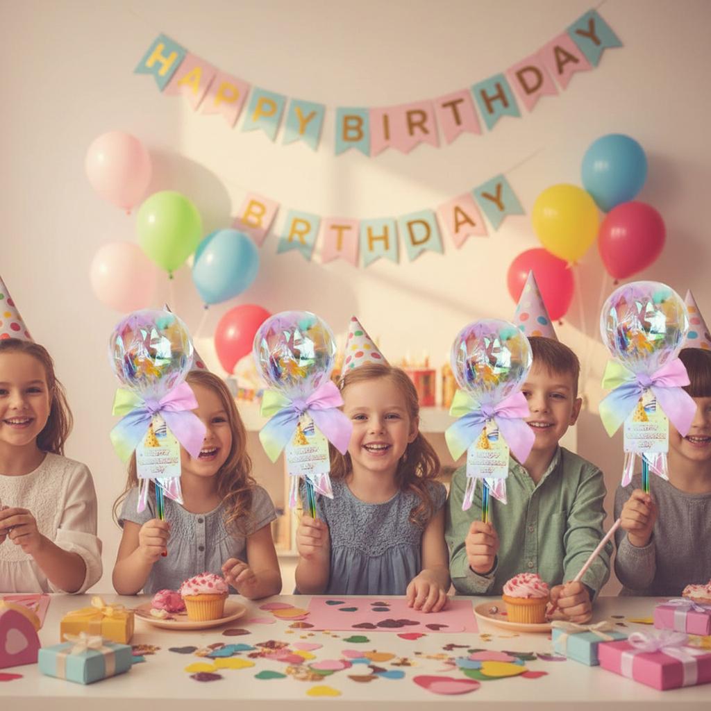 DIY Valentine Gift Exchange for Kids Giant Lollipop Stationery Set with Card for Classroom Exchange Gifts School Party Supplies