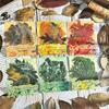 ZABC Autumn Leaves Retro Collage Stickers: DIY Journaling Material - 6 Styles