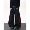 Men's Distressed Ripped Straight-Leg Jeans – American High Street Style