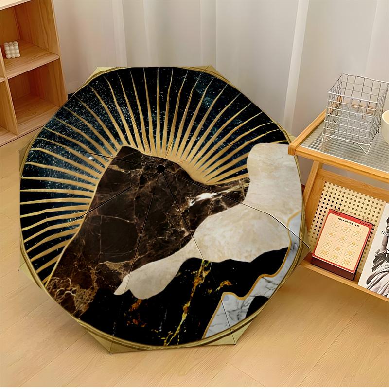 

Golden Star Magical Circle Printed umbrella windproof folding umbrella portable sun and rain umbrella suitable for gifting