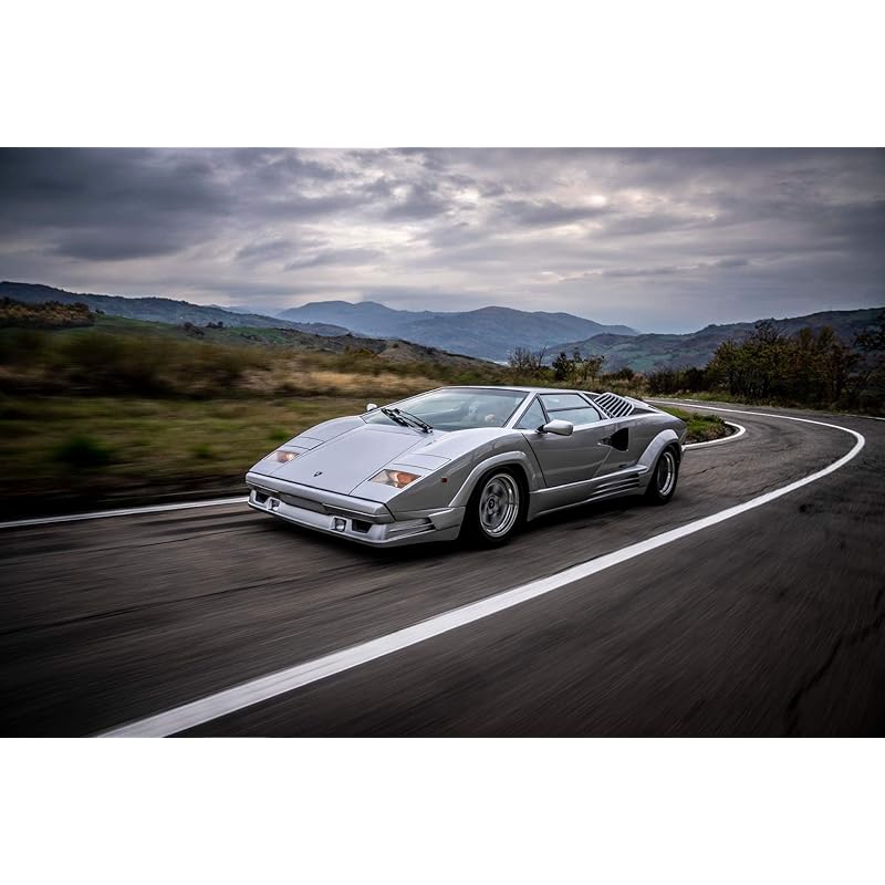 

Finclassically 1/64 Countach 25th Anniversary Edition Silver Finished product