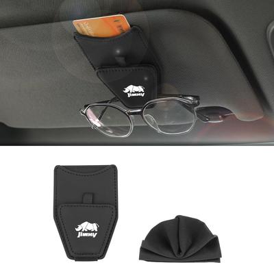 Jimny Jb64 Car Glasses Clip, Sunglass Holder, Magnetic Suction, Card Storage, Compatible with Jimny