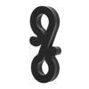 150Pcs S Shaped Hooks Sturdy   Plastic Dual Ends Multipurpose Christmas Light Clips for Party Lights Decoration