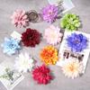 Fabric Flower Head for Craft Faux Silk Artificial Dahlia Flower Head for Wedding Party Home Hat Decoration DIY Wreath Scrapbooking