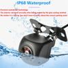 Car Accessories - Car Starlight Night Vision Fisheye Lens CCD Rear View Camera HD Image 170° Reversing Camera with Parking Line IP68 Waterproof