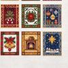 DIY Christmas Ornaments Making Cross Stitch Kit, Winter Holiday Embroidery Xmas Handcraft Kits Tree Craft Kit for Adults, Home Decor Creative