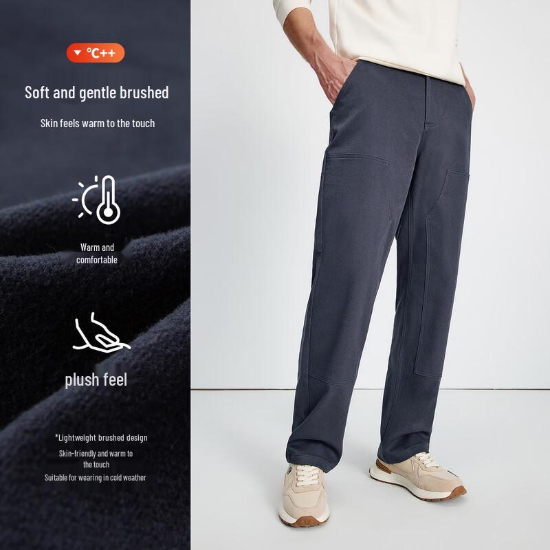 Navigare Men's Barn Style Straight-Leg Cargo Trousers