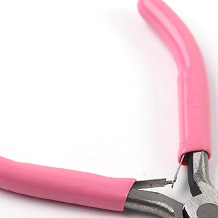 Ergonomic Pink Jewelry Pliers Build With High Strength Alloy Steel Seamlessly Design Fit for Long Lastinlyg Performances