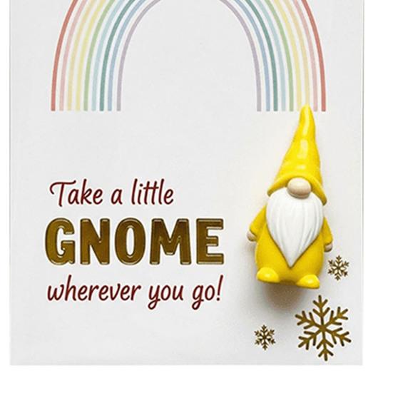 Yousheng Little Gnome Pocket Hug Cards Cute Mini Dwarf Figurines with Encouragement Blessing Cards Positive Gifts for Friends And Family