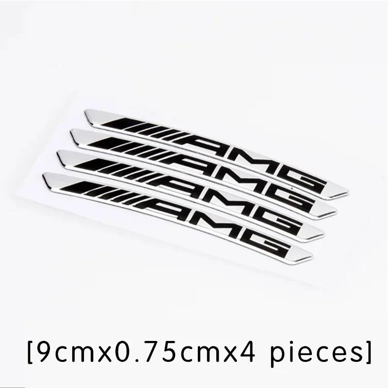 

GLC GLB Custom Made Set of 6 PCS 3 Sizes for AMG Mercedes Benz Brake Caliper Decals Stickers HiTemp Resistance Film