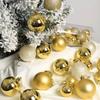 4CM Christmas Decoration Christmas Balls Hanging Xmas Tree Pendant for Home Party Decor 2025 New Year Navidad Gifts Ornaments