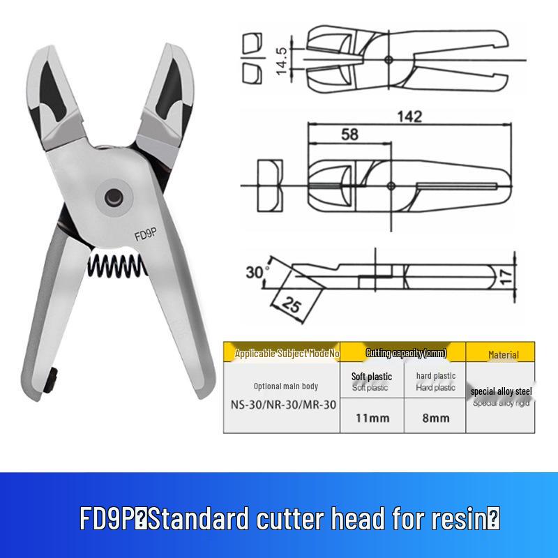 MR Series FD9P Industrial Hand-Press Pneumatic Scissors for Cutting Plastic Sprue