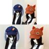 Zootopia Judy Cosplay Cotton Beret Hat With Sunshade For Casual Wear