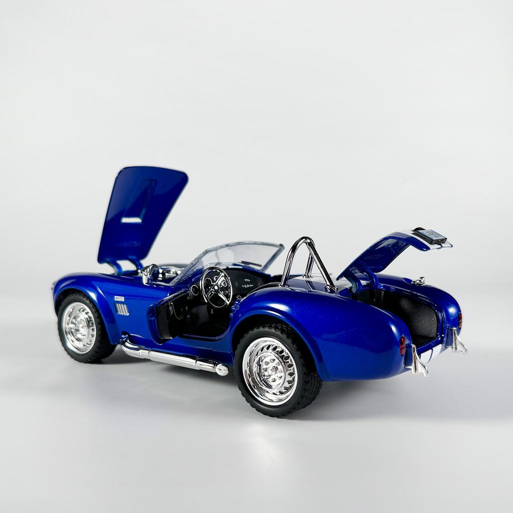 1/22 Ford Cobra Convertible Supercar Alloy Model, Exquisite Desktop Ornaments, The Best Collection for Car Model Enthusiasts