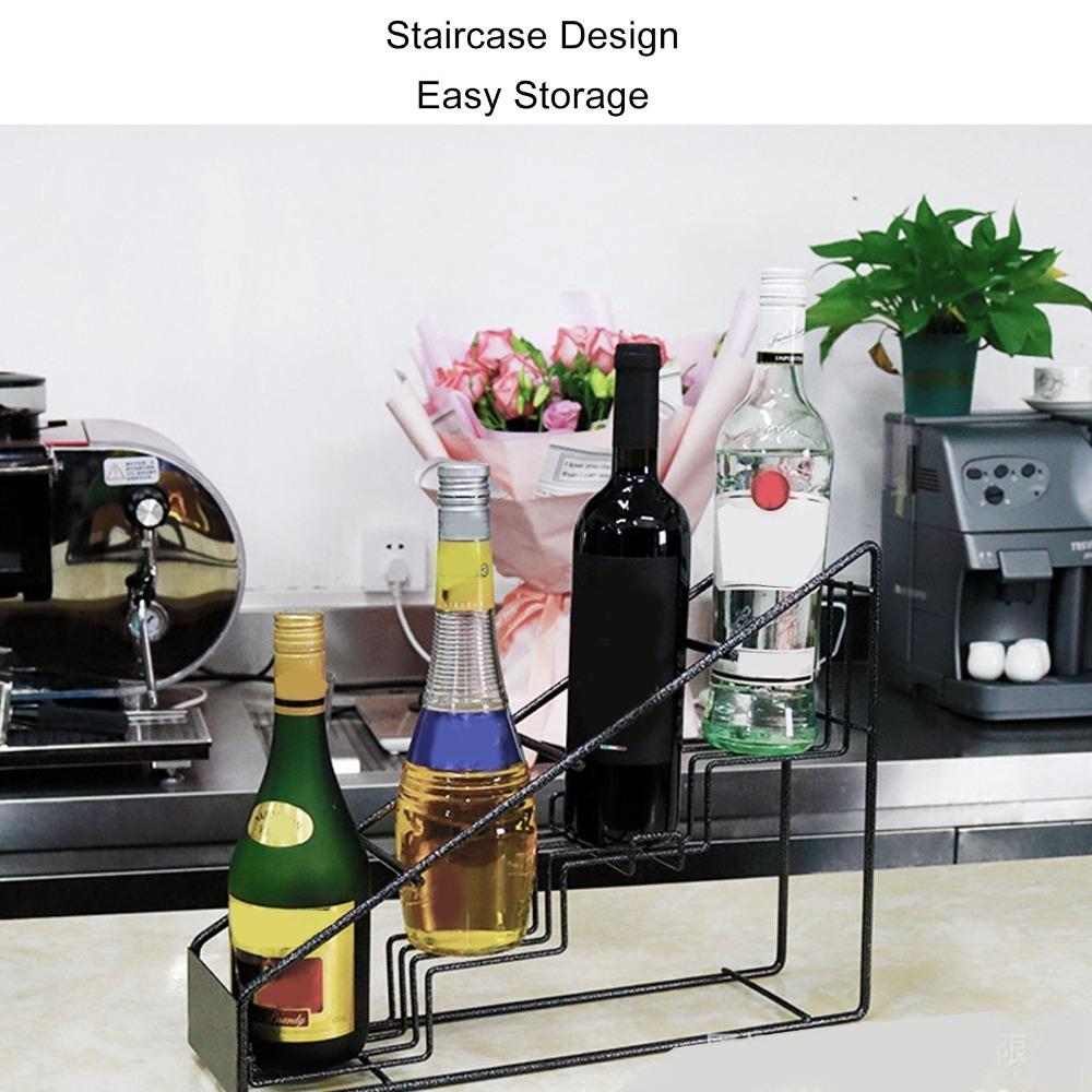 Edelstahl Draht Flaschenhalter Stabiles Design Kaffee Sirup Halter Für Kaffeestation