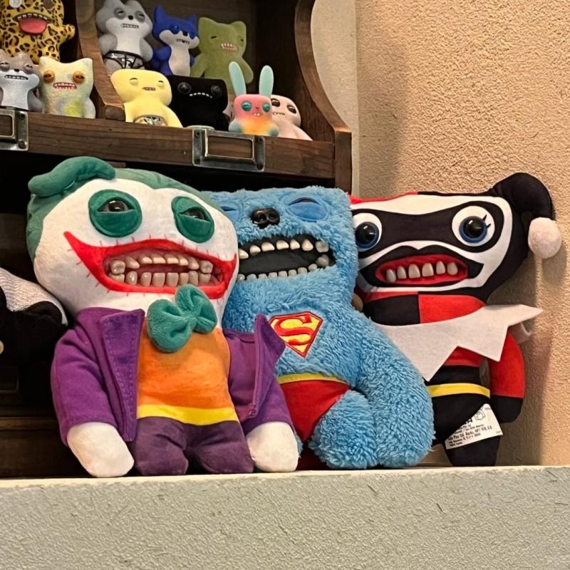 Plush Toys Ugly Monster Batman Joker Funny Ugly Monster Plush Dolls Birthday Gifts for Boys and Girls