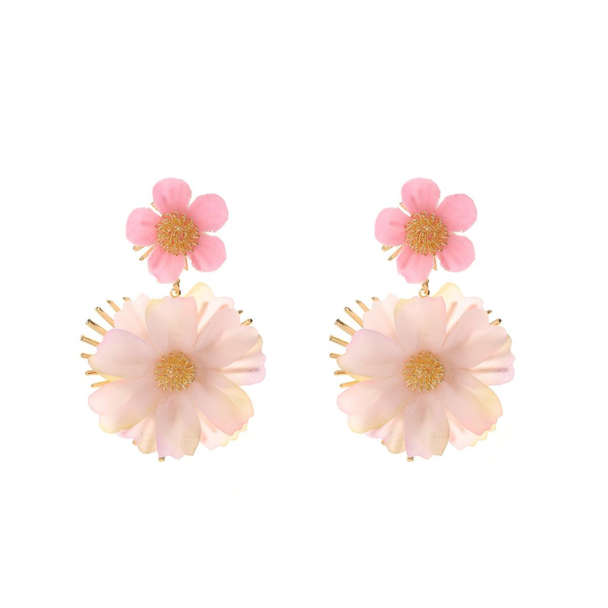Summer dopamine exaggerated unique niche exquisite earrings ocean vacation style women s high-end earrings