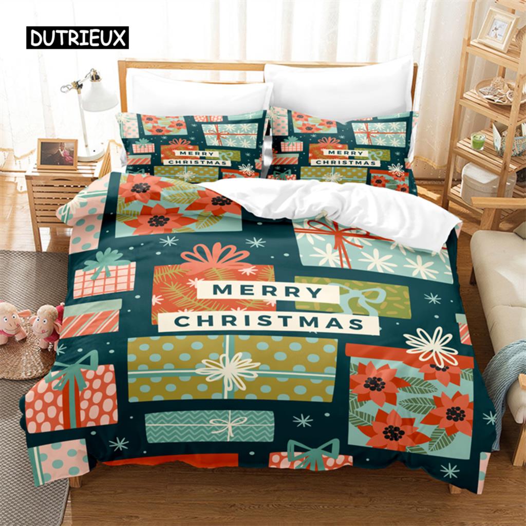 Christmas Gifts Bedding Set Duvet Cover Set 3d Bedding Digital Printing Bed Linen Queen Size Bedding Set Fashion Design
