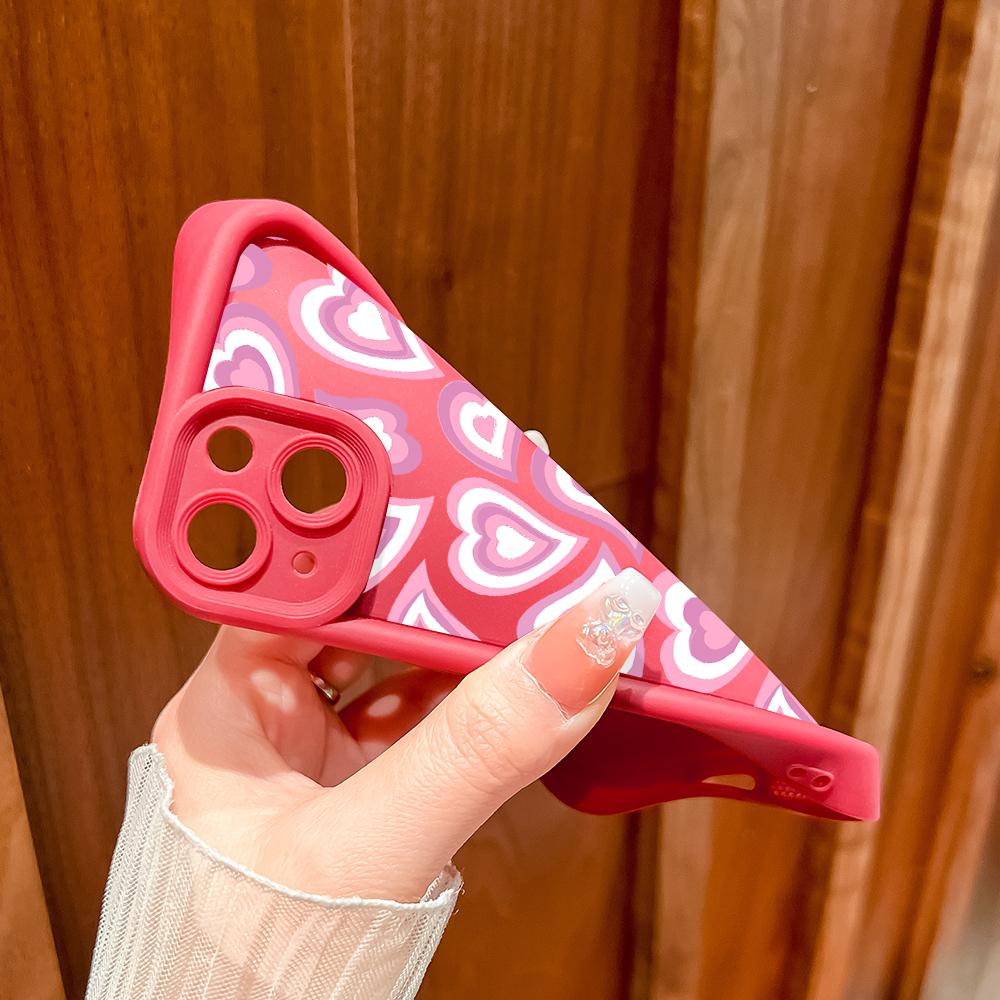 Soft Silicone Square Ladder Printing Pattern Phone Casing Full Cover Camera Shockproof Protection Rubber Case for Huawei Honor