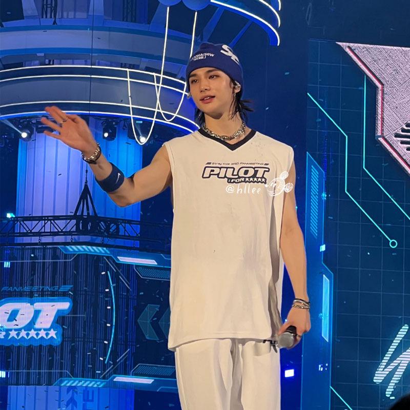 Stray Kids 2023 5STAR Concert Short Sleeve Crew Neck T-Shirt