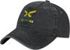 Jamaican Flag Butterfly Baseball Cap Washed Cotton Adjustable Adult Outdoor Dad Hat