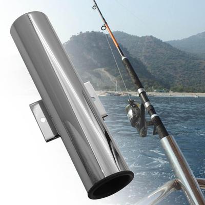Fishing Rod Holder Tube Mount Bracket Multipurpose Easy To Install for Vertical or Horizontal Rails