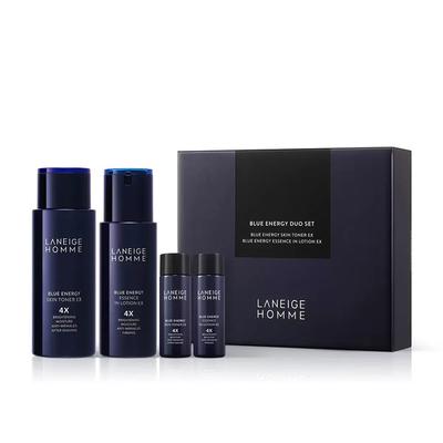 Laneige Homme Energy Duo Sada péče o pleť (Tonikum 180 ml + 25 ml, Pleťové mléko 125 ml + 25 ml)