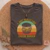 Funny Cheeseburger Vintage T-Shirt