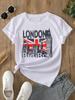 London England Unisex TShirt Trendy Great Britain Gift Souvenir Union Jack Tee