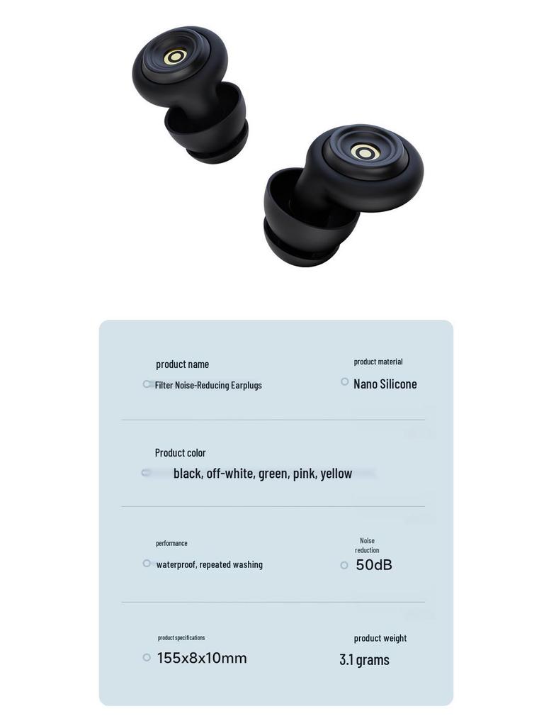 New Super Soundproof Silicone Earplugs: Noise Reduction for Sleep & Snoring