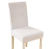 1/2/4/6/ Elasticized Spandex Chair Seat Cover Elasticized Home Restaurant Elasticized Solid Color Chair Flexible Cover Fabric Chair Seat Cover