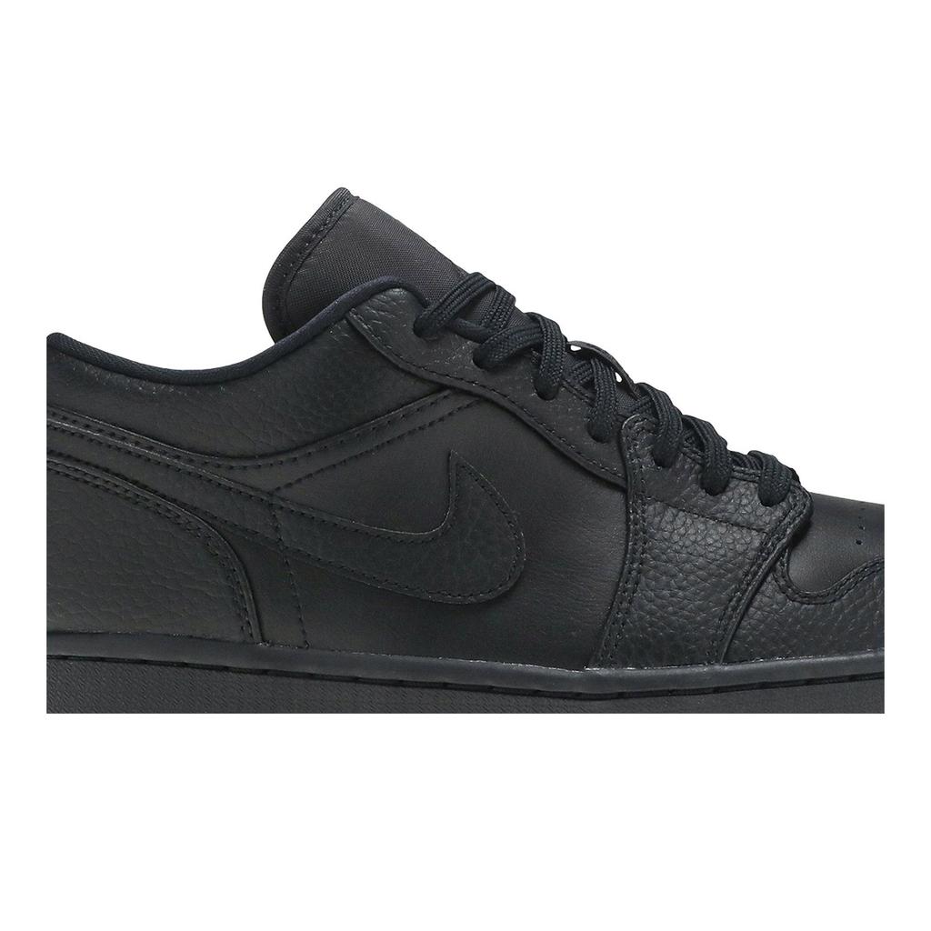Air Jordan 1 Low 'Triple Black' (Unisex) Black / Black / Black Vintage Basketball Shoes 553558 091