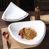 Jiubing Melamine White European Style Serving Dishes
