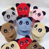 Cartoon Children Beanie Caps Fleece Warm Bonnet Scarf Fashion Kids Winter Hats  for Girls Boys