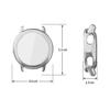 Tempered‑Film‑Integrated Electroplated Soft‑TPU Full‑Edge Shock‑Resistant Watch Protective Shell For Garmin Vivoactive 5 Smart Watch