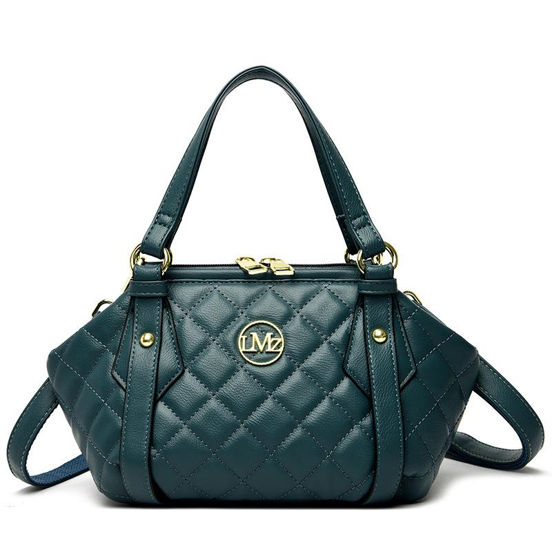 

Spring and summer handbag women s 2025 new fashion light luxury large capacity shoulder messenger bag women s mother middle-aged women s bag синій