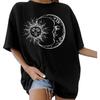 Oleda Womens Oversized Tshirts Vintage Short Sleeve Graphic T Shirts Baggy Summer Tops Loose Fit T-Shirt Casual Tee Shirts