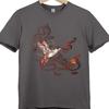 Hummingbird Graphic T Shirt Bird Art Tee Nature Design with Music Notes