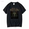 Keep Of Kalessin T Shirt Sz L 2010 Reptilian Black Metal Dimmu Borgir Borknagar Vintage Washed Breathable Comfortable