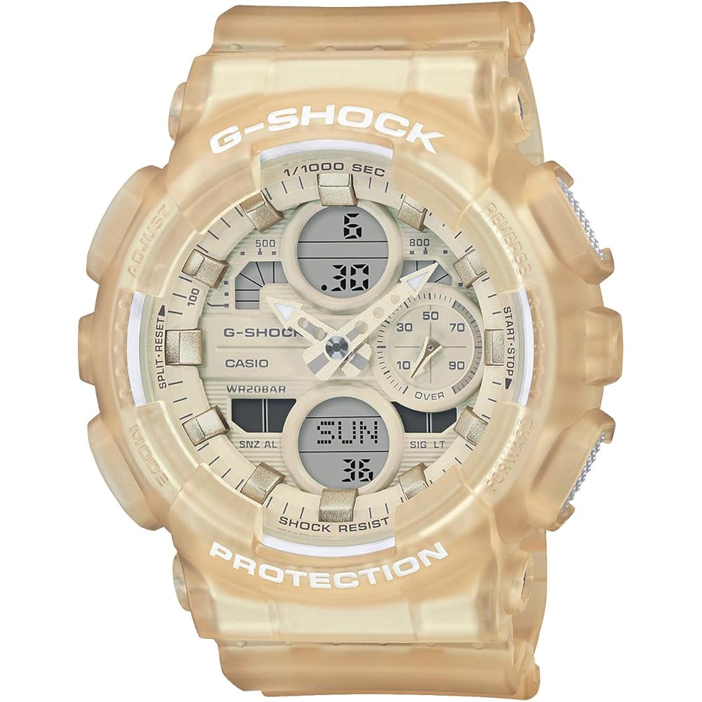 Casio G-Shock GMA-S140NC-7AJF Beige Analog-Digital Watch Water Resistant Shock Resistant Lightweight