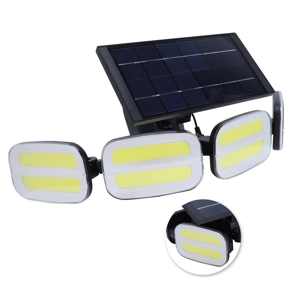 Solar Wall Light Outdoor Dual Induction System Threespeed Light Mode Split Design IP65 Waterproof