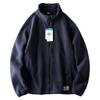 Fleece Cut-off Men's Sports Zipper Cardigan Outerwear