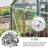 KX4B Greenhouse Stabilizing Clip Frame Clip for Commercial and Home Gardening Project