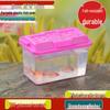 Children's Portable Transparent Pet Transport Box: Small to Large Fish/Turtle Tank
