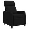 Massage Recliner Chair Black Fabric