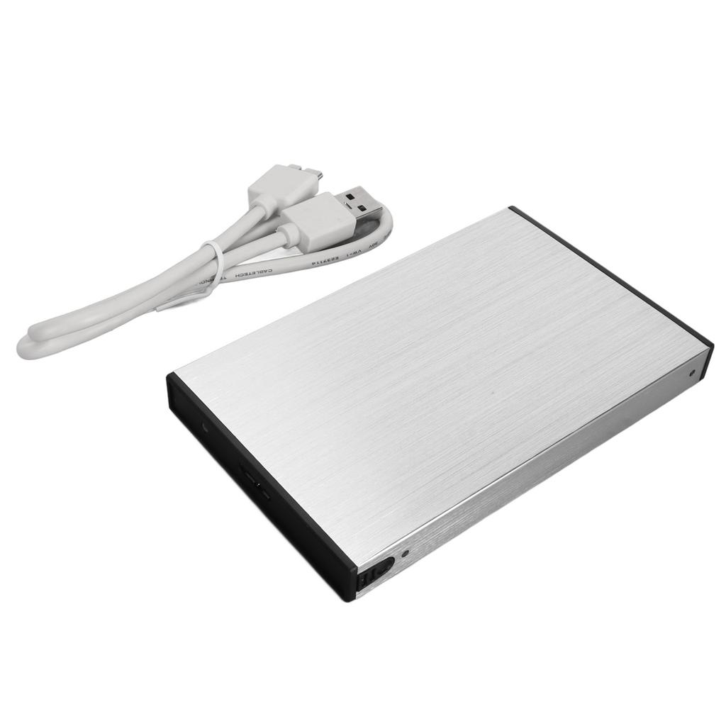 External Hard Drive Enclosure Hot Swappable LED Indicator SATA to USB Hard Drive Case for 2.5 Inch SATA Hard Drive