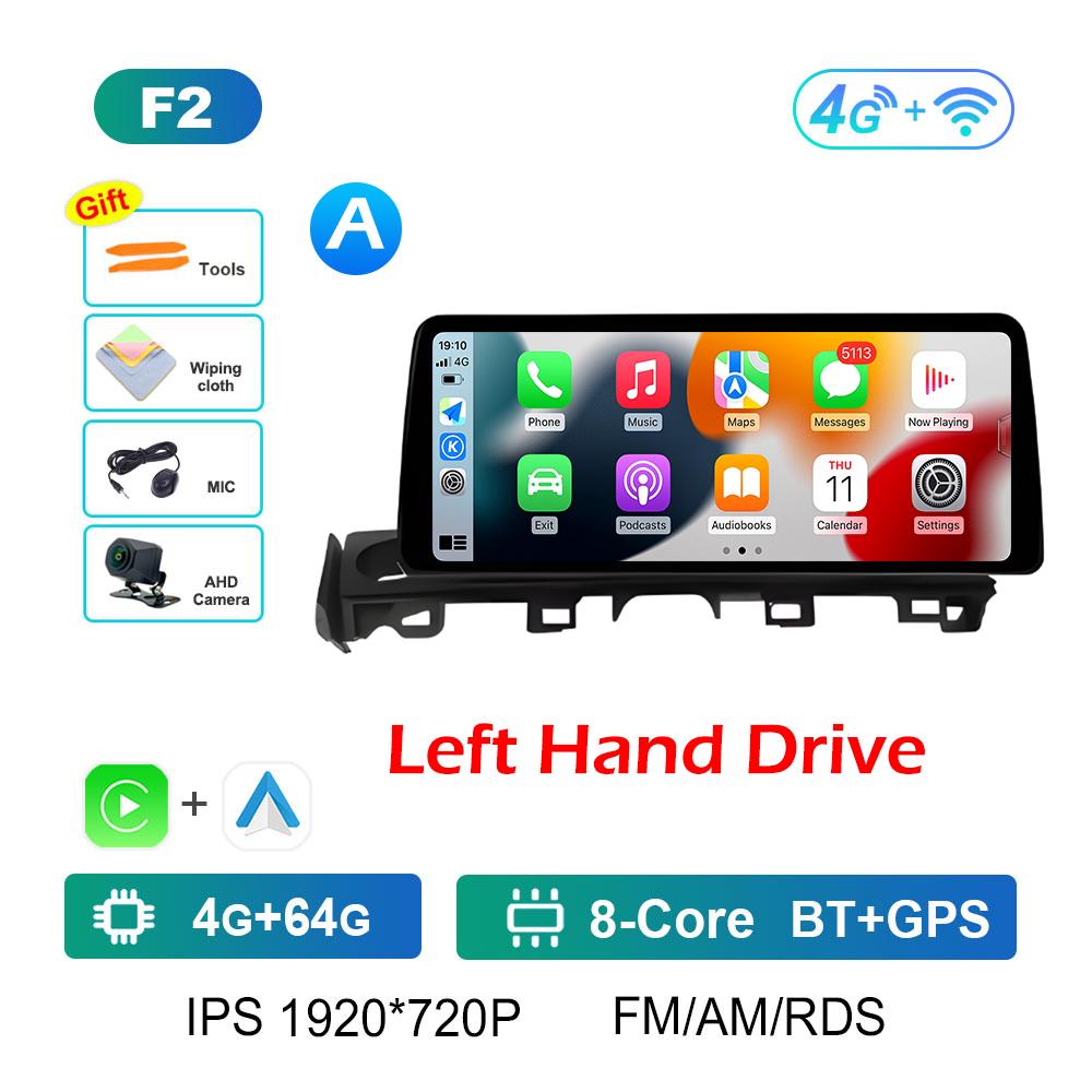 For Mazda ATENZA 2017 2018 - 2019 Wireless Carplay Android Intelligent System Bluetooth 12.3 Inch Touch Screen Accessories WIFI