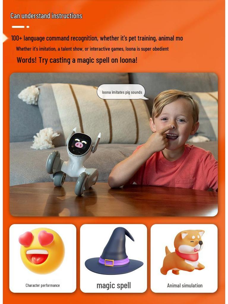 Loona AI Robot: Programmable, High-Tech Voice Conversation with Genuine ChatGPT Integration.